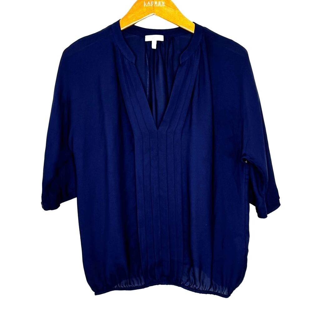 Joie blue silk blouse Size Small
